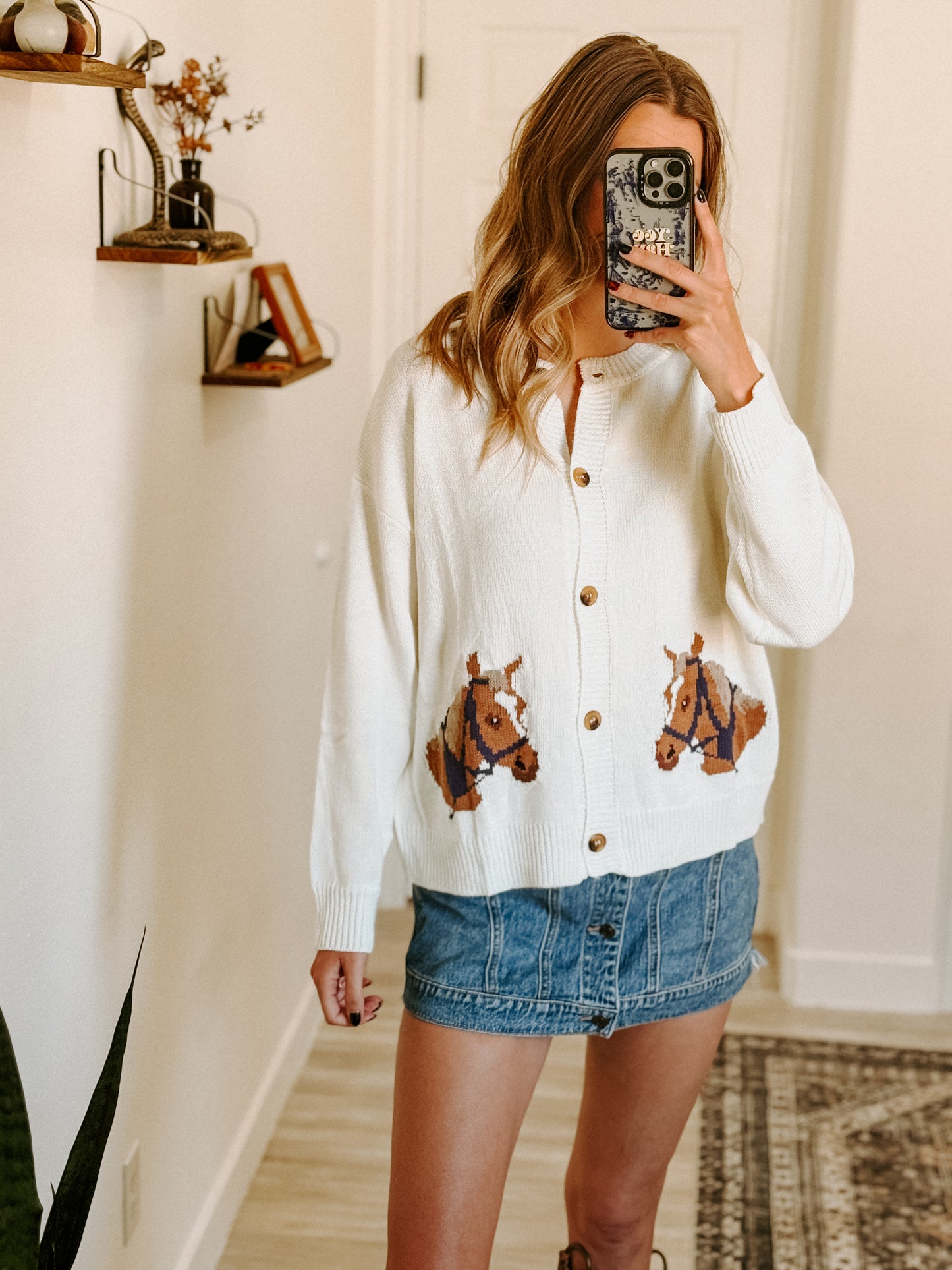 HORSE GIRL CARDIGAN