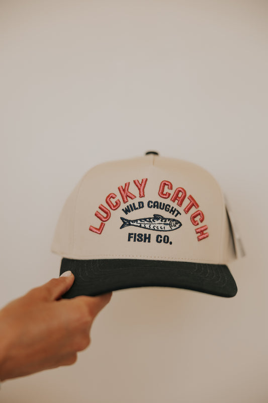 LUCKY CATCH TRUCKER HAT