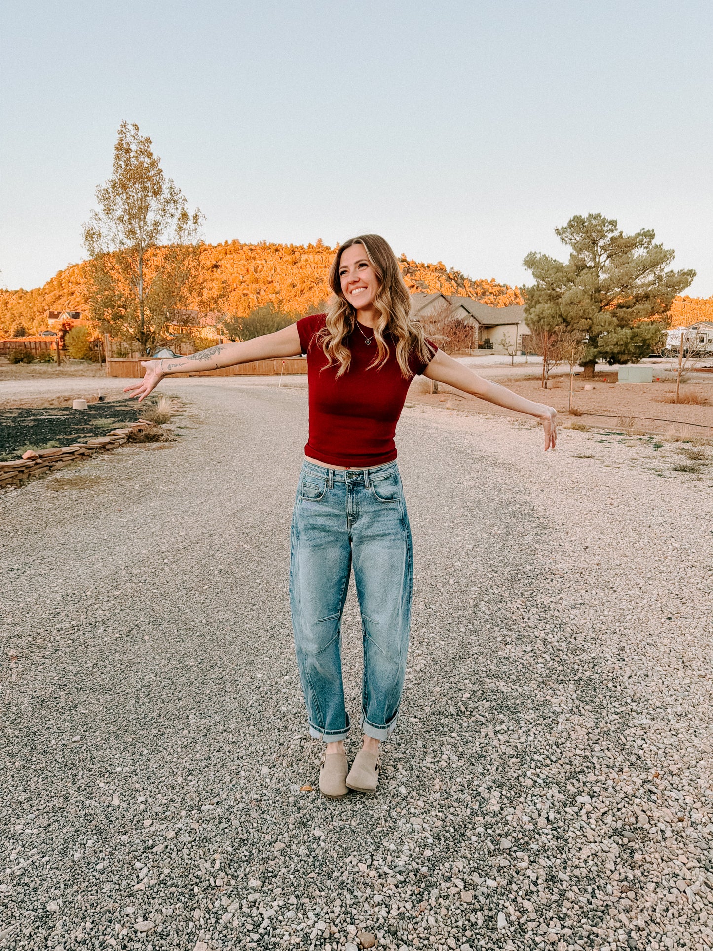 BRANDED BARREL JEANS