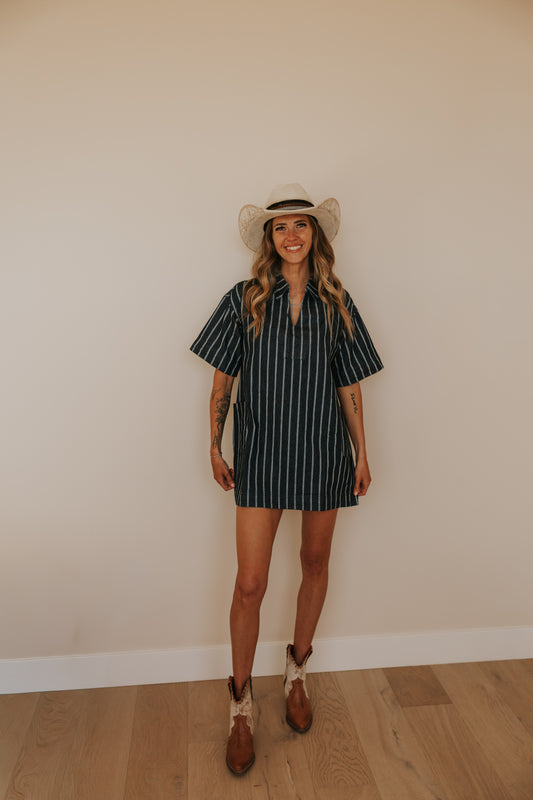 DENIM DAZE MINI DRESS