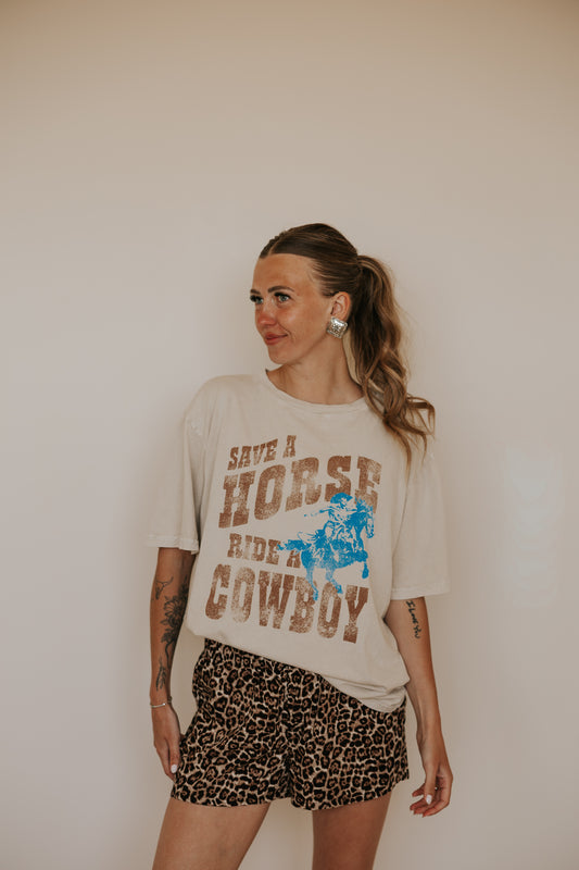 RIDE A COWBOY TEE