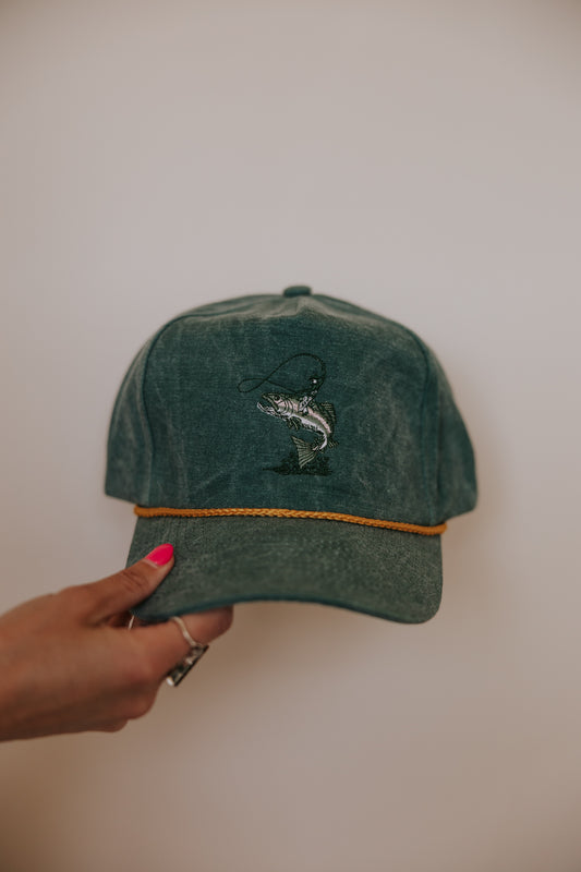 COWBOY FISHING TRUCKER HAT