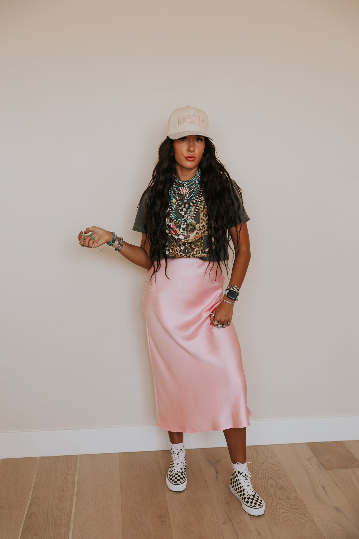 SATIN RODEO SKIRT