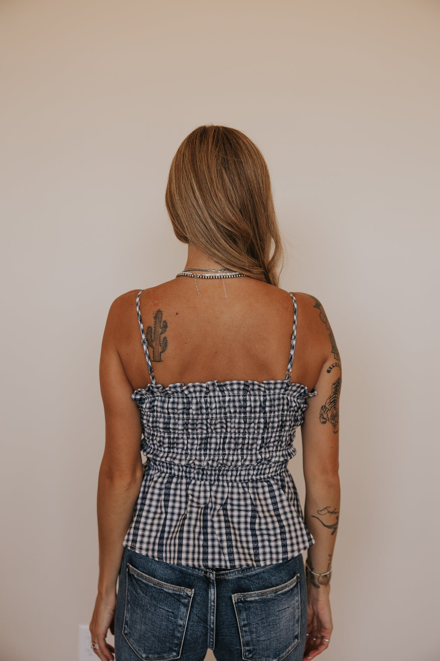 MARANDA GINGHAM TOP