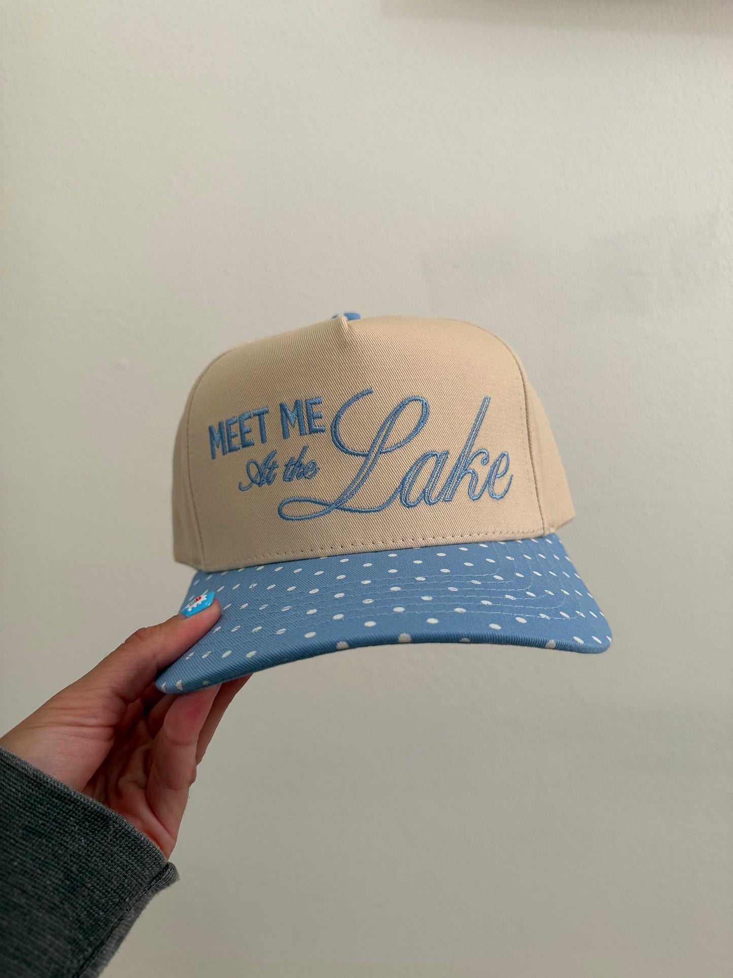 MEET ME AT THE LAKE TRUCKER HAT