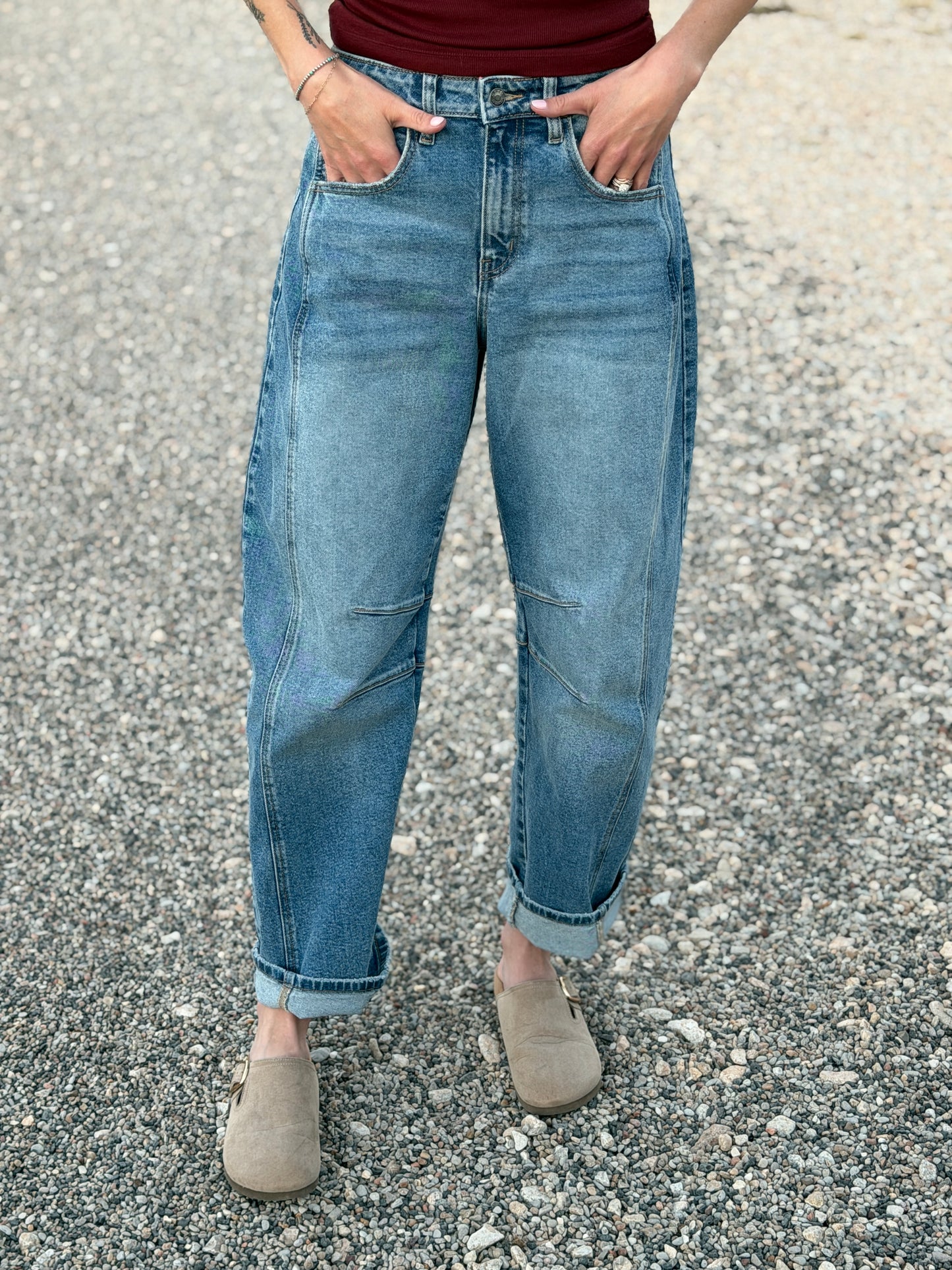 BRANDED BARREL JEANS