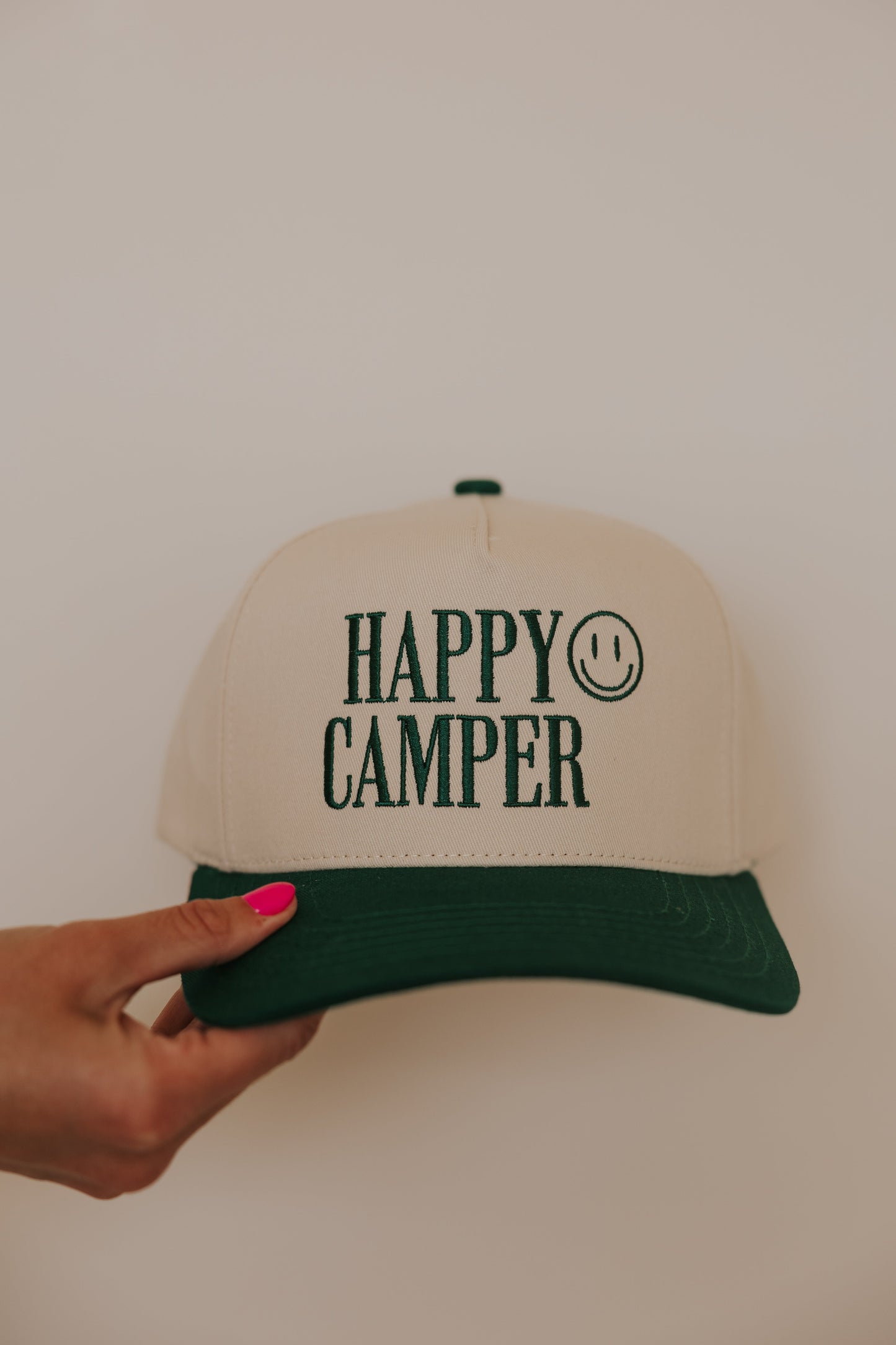 HAPPY CAMPER TRUCKER HAT
