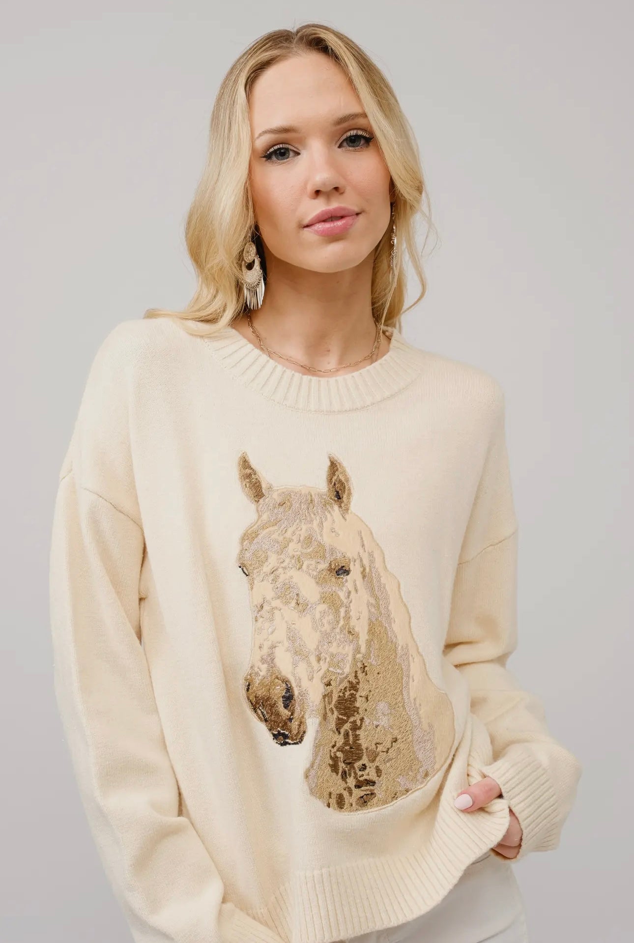 Honey Horse Sweater