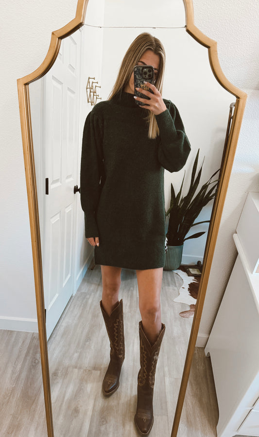 Let’s Go Out Sweater Dress