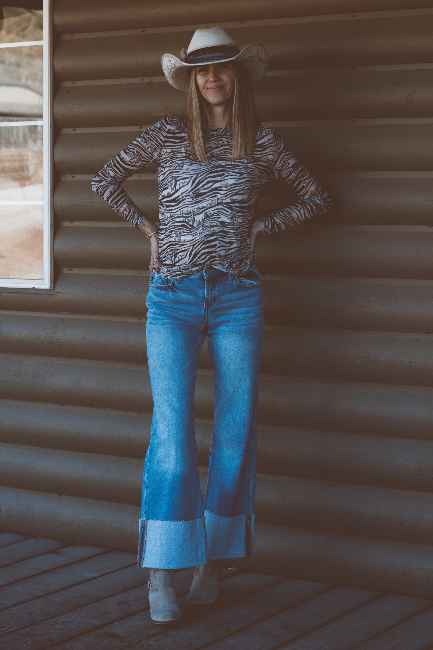 Wild West Wide Cuff Jeans