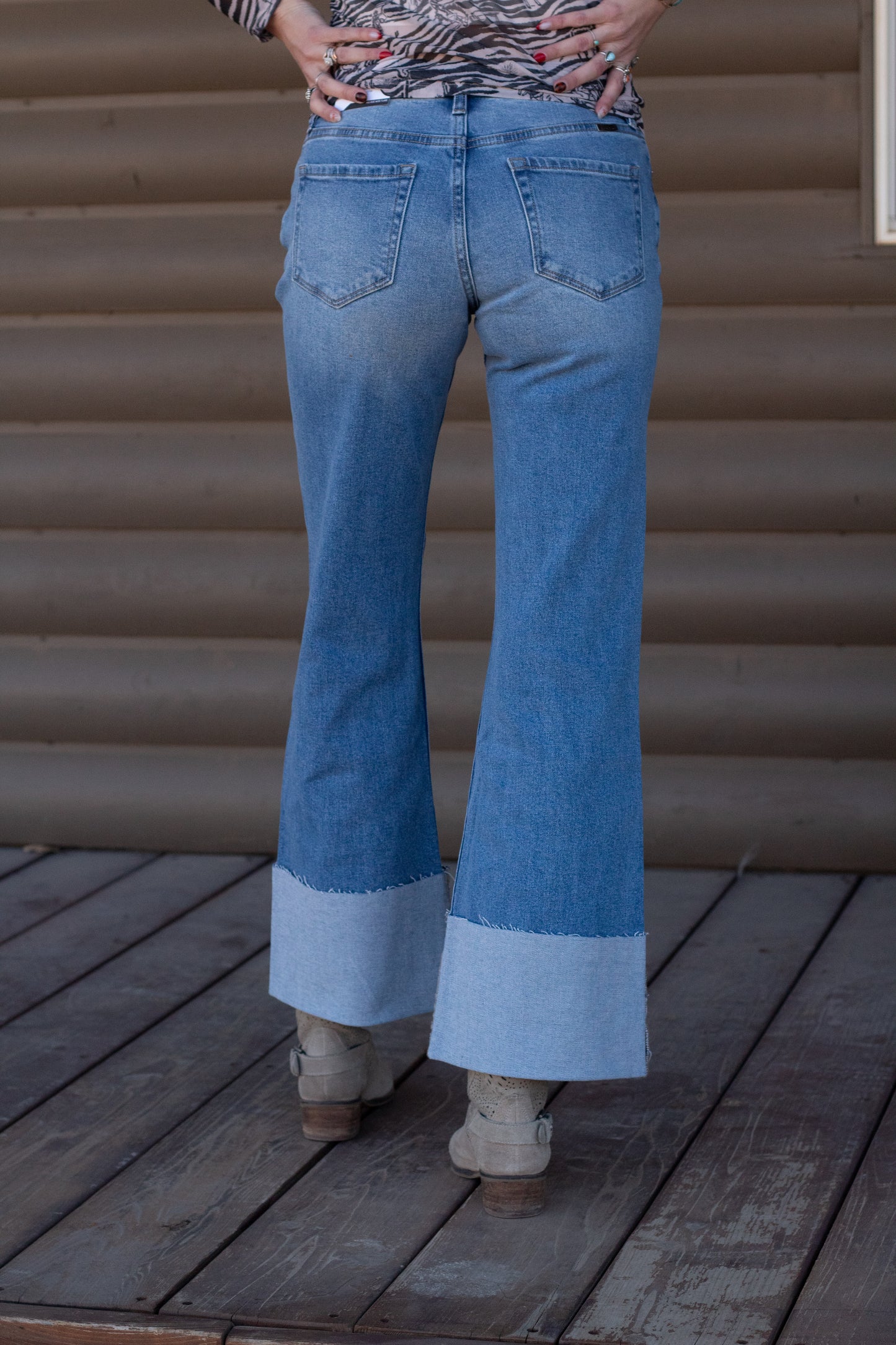 Wild West Wide Cuff Jeans