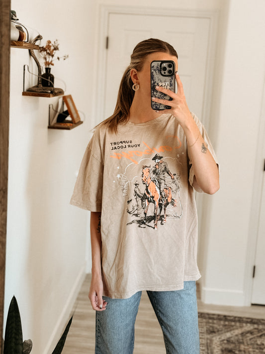SUPPORT YOUR LOCAL COWBOYS TEE