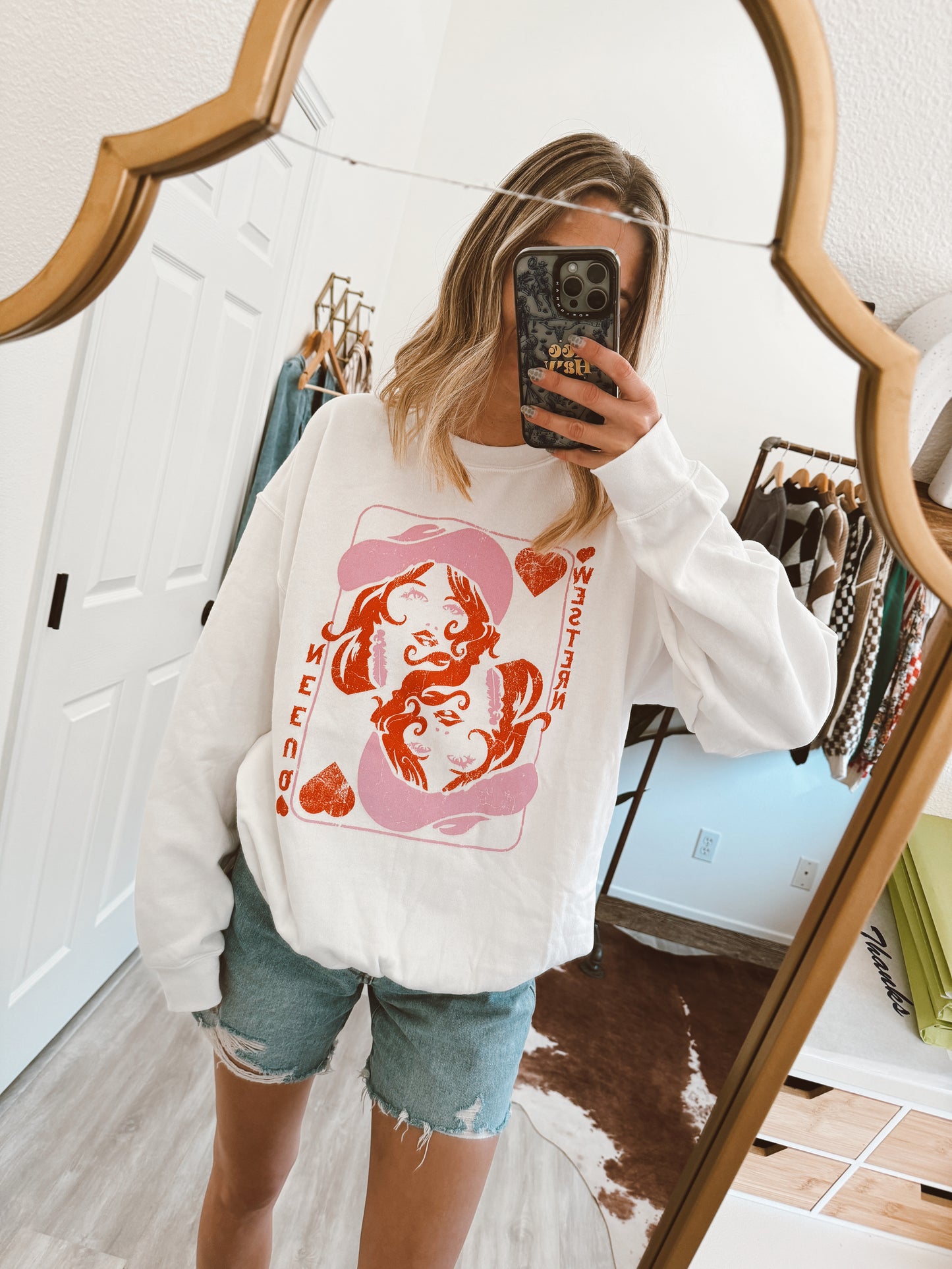 Western Queen Oversized Sweatshirt