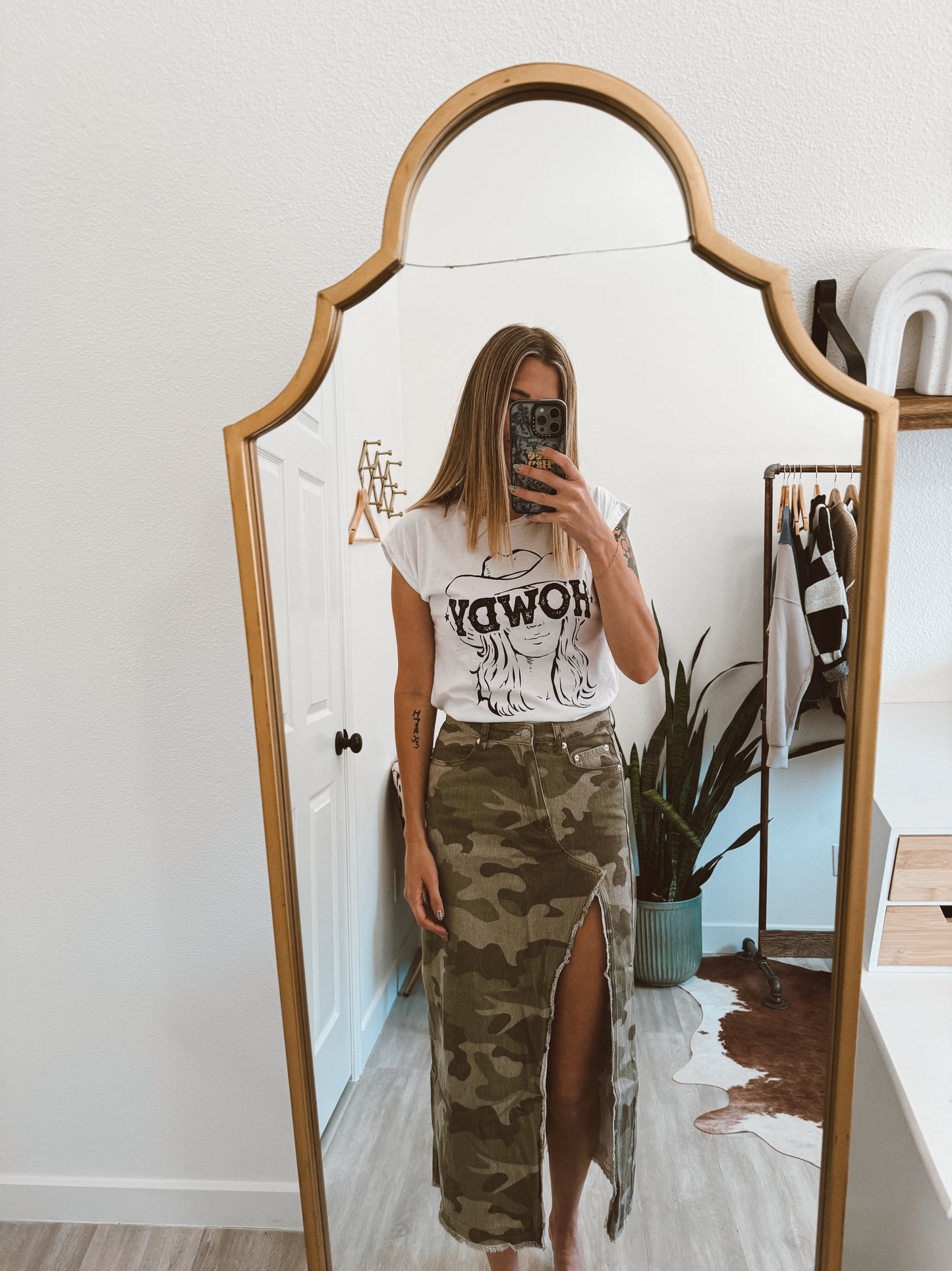 Count Me Out Camo Skirt